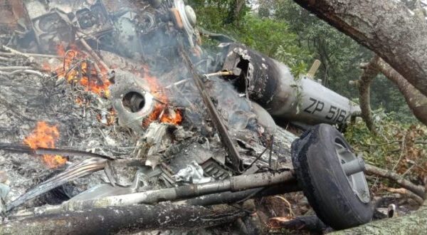 कून्नूर में सीडीएस बिपिन रावत का हेलीकॉप्टर क्रैश, विमान में सवार 14 लोगों में से पांच लोगों की मौत और दो अन्य की स्थिति गंभीर