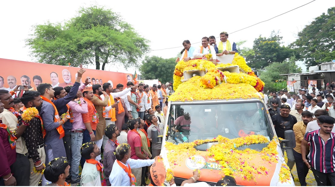 रतलाम: जन आशीर्वाद यात्रा का रतलाम ग्रामीण विधानसभा में हुआ ऐतिहासिक स्वागत