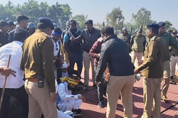 रतलाम- महाआंदोलन शुरू होने के पहले ही विधायक डोडियार गिरफ्तार, प्रशासन की सख्ती के चलते गिने चुने समर्थक ही हो पाए इकट्ठा